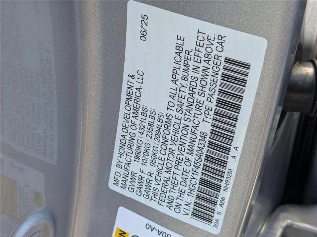 new 2025 Honda Accord car, priced at $30,492