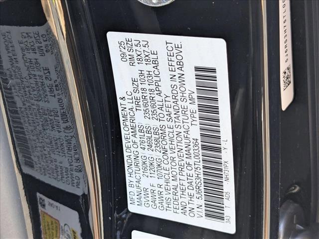 new 2026 Honda CR-V car, priced at $35,261