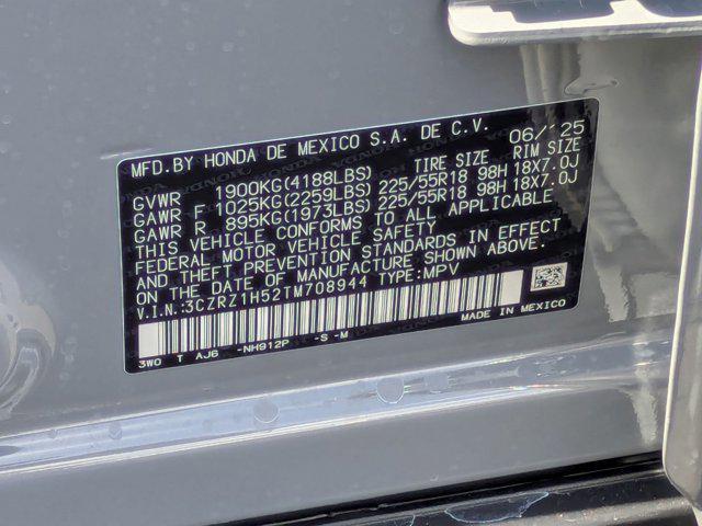new 2026 Honda HR-V car, priced at $28,713
