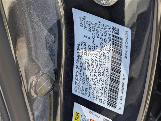 new 2025 Honda Civic Hybrid car, priced at $28,946