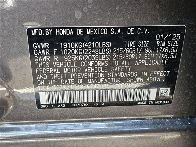 new 2025 Honda HR-V car, priced at $25,728