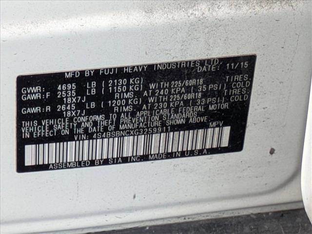 used 2016 Subaru Outback car, priced at $13,491