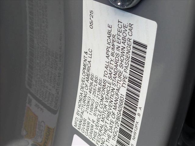 new 2025 Honda Accord Hybrid car, priced at $38,325