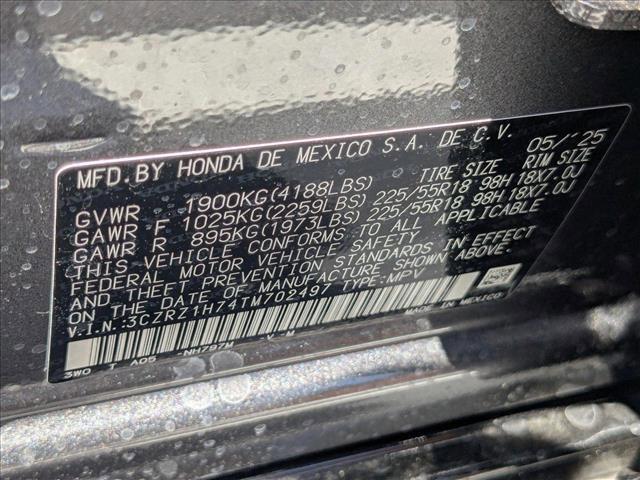 new 2026 Honda HR-V car, priced at $30,247
