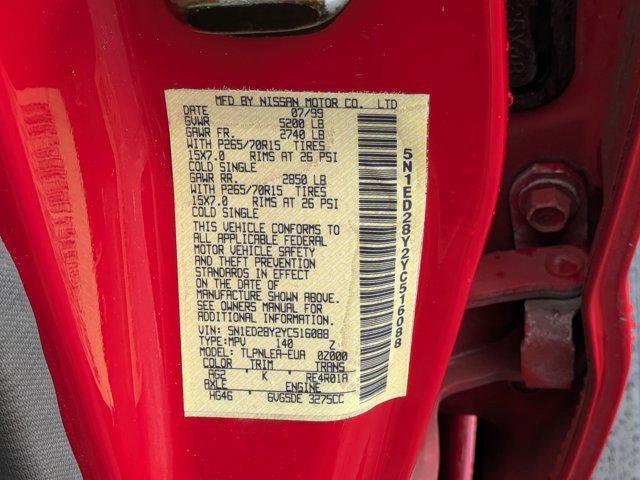 used 2000 Nissan Xterra car, priced at $4,584
