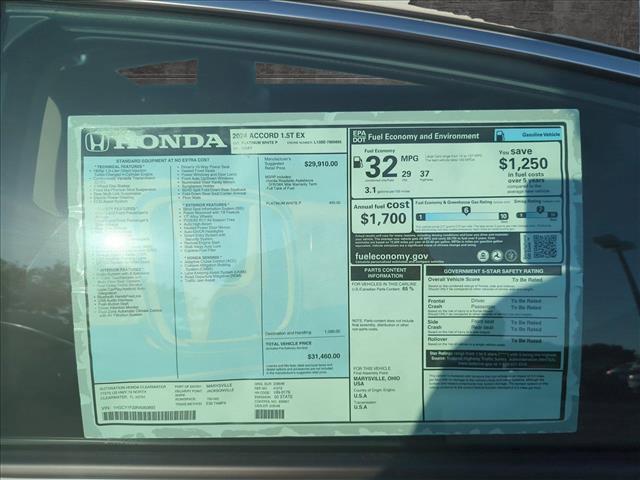 new 2024 Honda Accord car, priced at $30,099