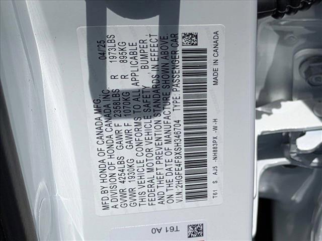 new 2025 Honda Civic Hybrid car, priced at $31,777