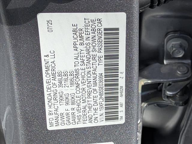 new 2025 Honda Civic car, priced at $27,551