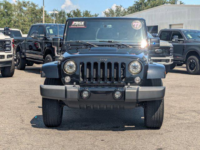 used 2017 Jeep Wrangler Unlimited car, priced at $16,595