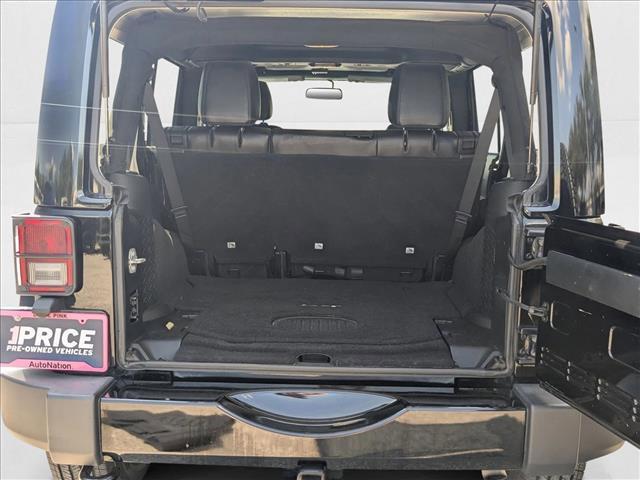 used 2017 Jeep Wrangler Unlimited car, priced at $16,595