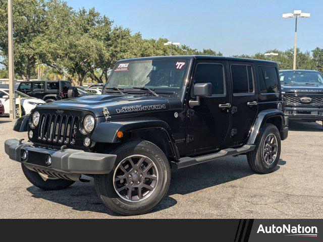 used 2017 Jeep Wrangler Unlimited car, priced at $15,595