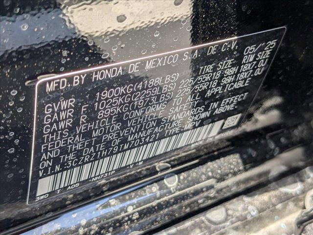 new 2026 Honda HR-V car, priced at $30,247