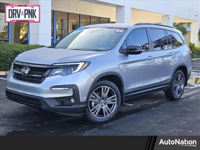 used 2022 Honda Pilot car, priced at $26,992