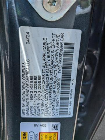 used 2024 Honda Accord car, priced at $28,494