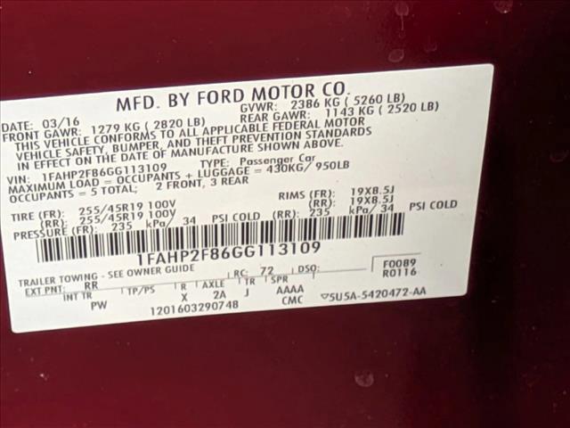 used 2016 Ford Taurus car, priced at $9,991