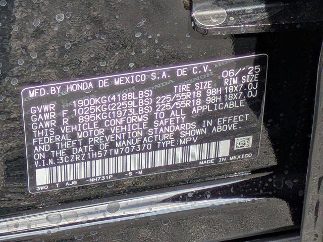 new 2026 Honda HR-V car, priced at $28,279