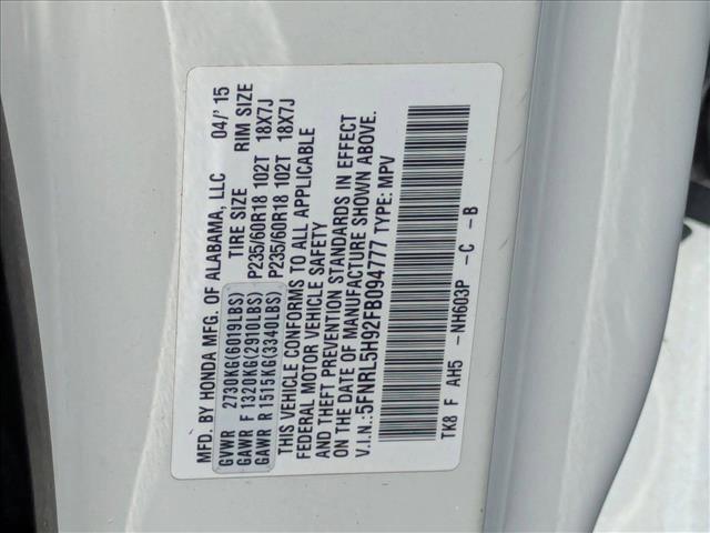 used 2015 Honda Odyssey car, priced at $18,998