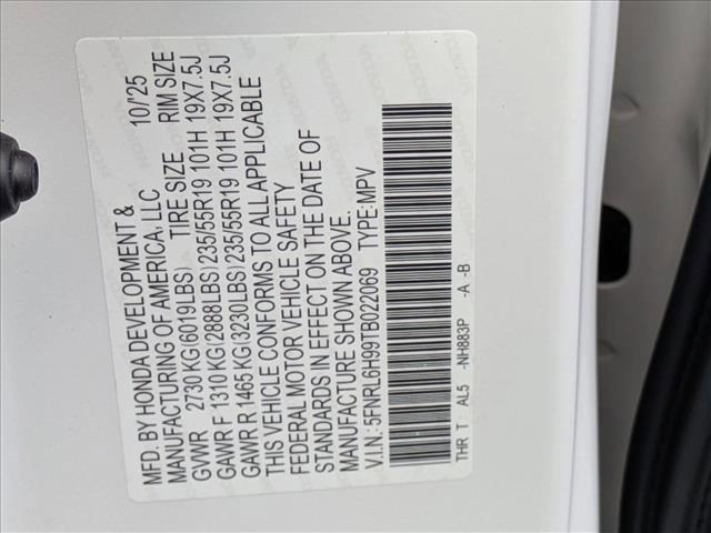 new 2026 Honda Odyssey car, priced at $49,686