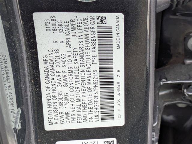 used 2023 Honda Civic car, priced at $22,510