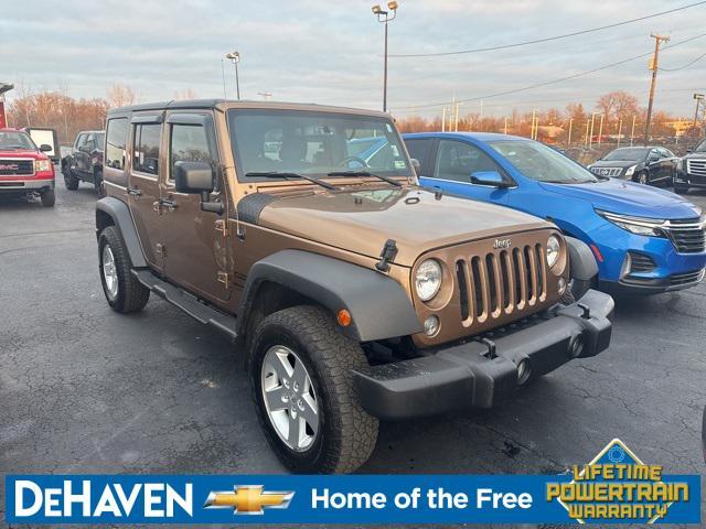 used 2015 Jeep Wrangler Unlimited car, priced at $13,324