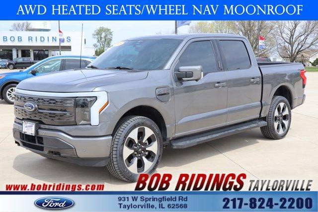 used 2023 Ford F-150 Lightning car, priced at $55,650
