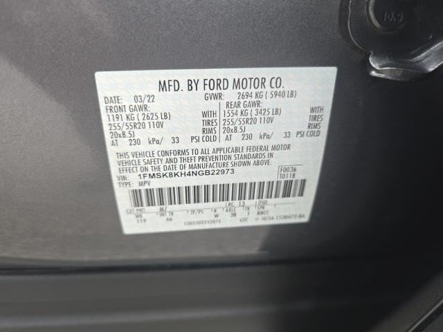 used 2022 Ford Explorer car, priced at $30,948