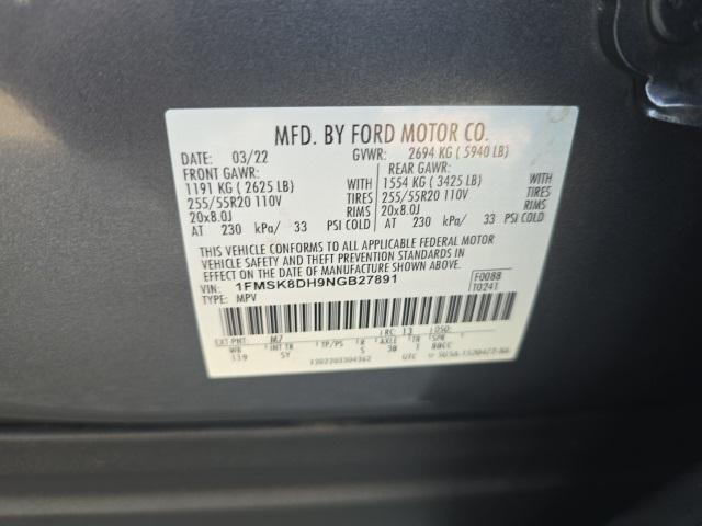used 2022 Ford Explorer car, priced at $33,648