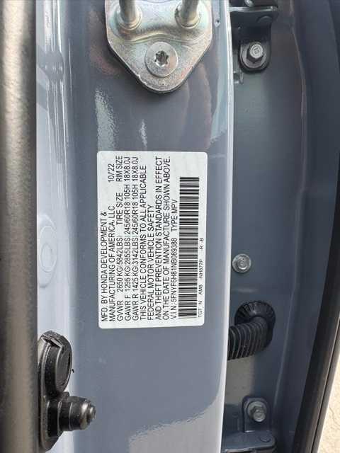 used 2022 Honda Pilot car, priced at $32,500
