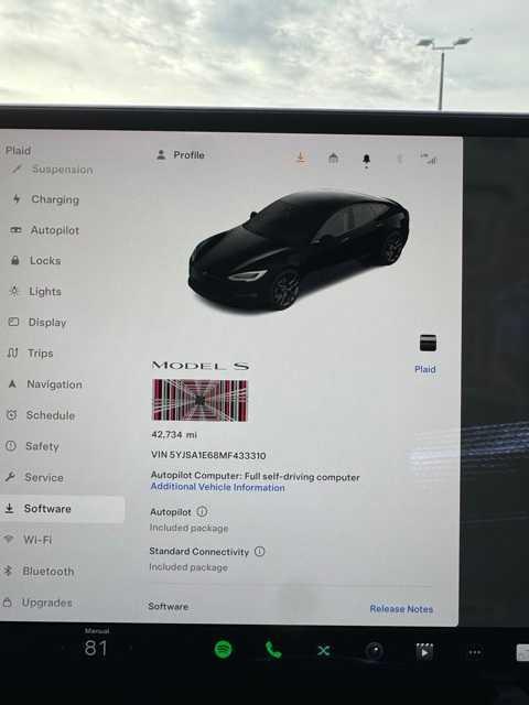 used 2021 Tesla Model S car, priced at $52,999