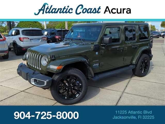 used 2021 Jeep Wrangler Unlimited 4xe car, priced at $27,427