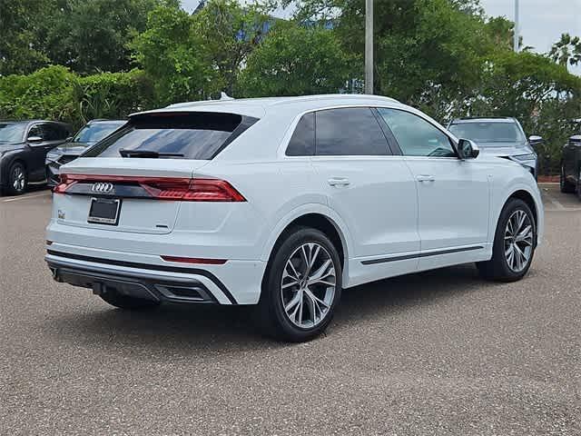 used 2021 Audi Q8 car, priced at $42,500