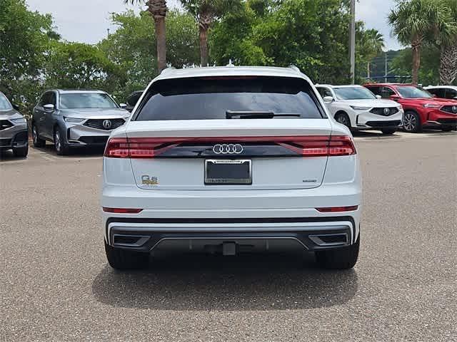 used 2021 Audi Q8 car, priced at $42,500