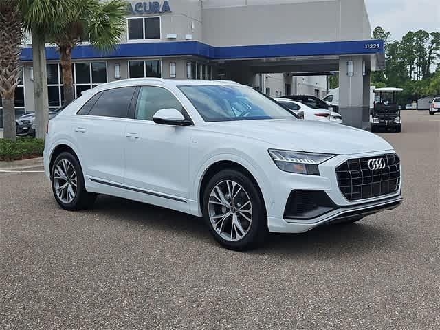 used 2021 Audi Q8 car, priced at $42,500