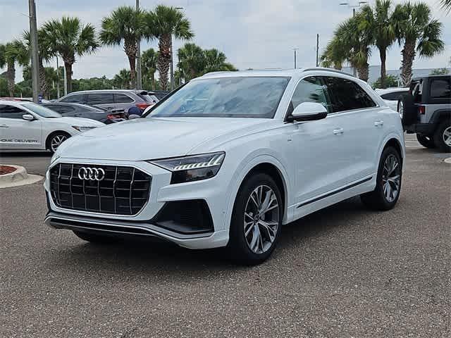 used 2021 Audi Q8 car, priced at $42,500