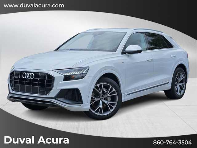used 2021 Audi Q8 car, priced at $42,500