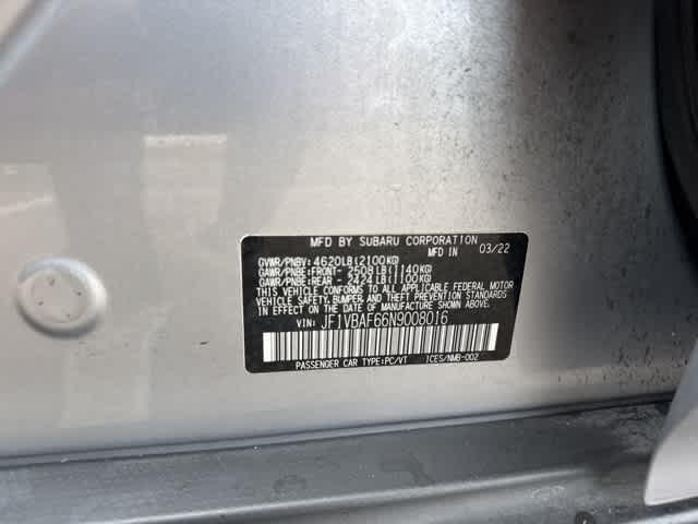 used 2022 Subaru WRX car, priced at $25,993