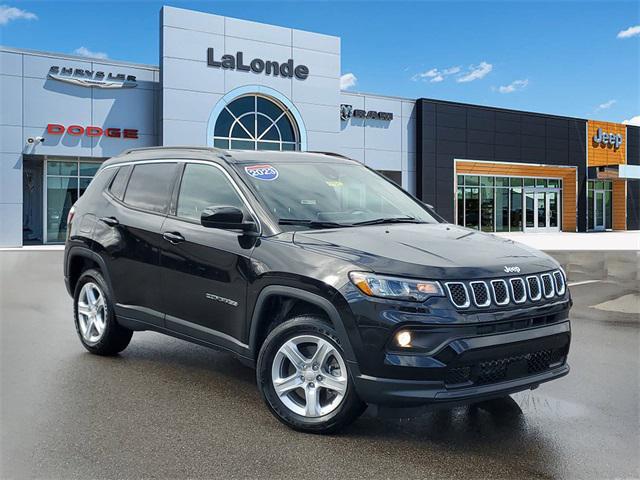 used 2023 Jeep Compass car, priced at $30,524