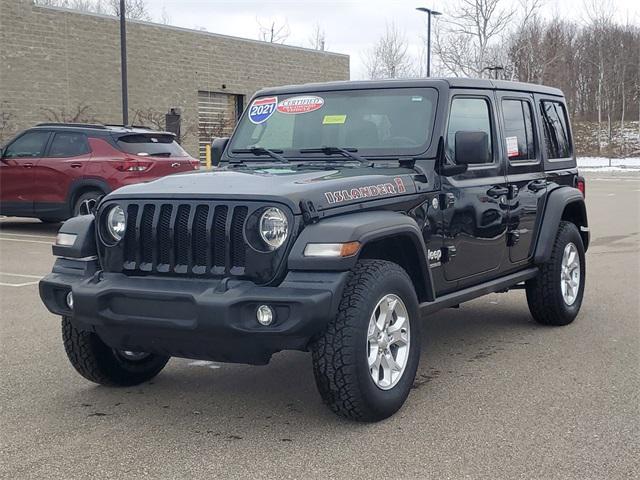 used 2021 Jeep Wrangler Unlimited car, priced at $31,895