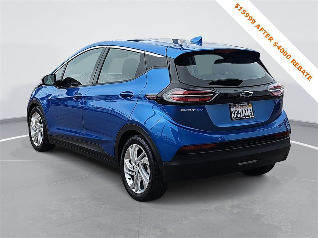 used 2022 Chevrolet Bolt EV car, priced at $15,799