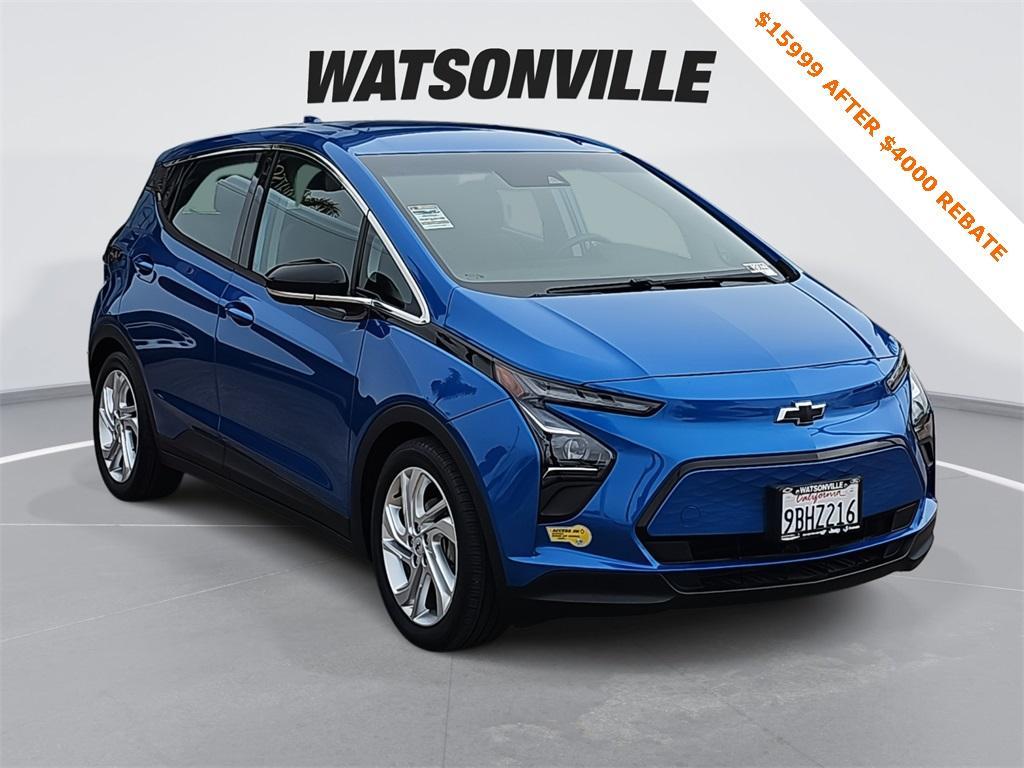 used 2022 Chevrolet Bolt EV car, priced at $15,799