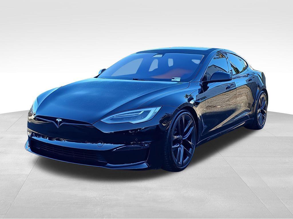 used 2021 Tesla Model S car, priced at $51,595