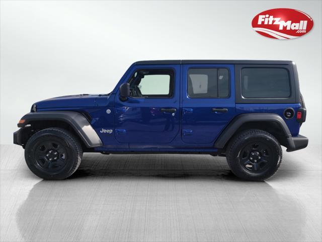 used 2020 Jeep Wrangler Unlimited car, priced at $22,888