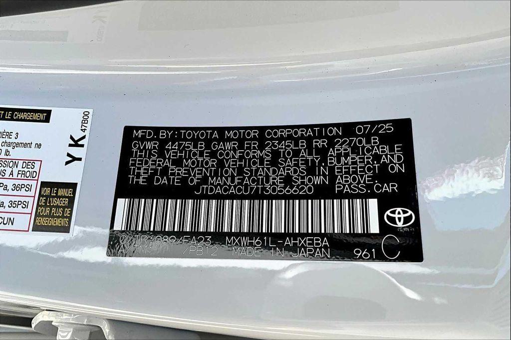 new 2026 Toyota Prius Plug-In Hybrid car, priced at $35,948