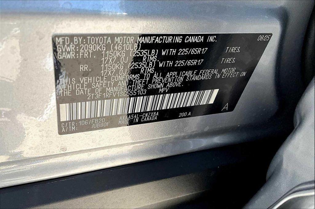 new 2025 Toyota RAV4 car, priced at $31,829