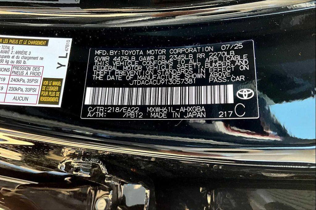 new 2026 Toyota Prius Plug-In Hybrid car, priced at $39,856