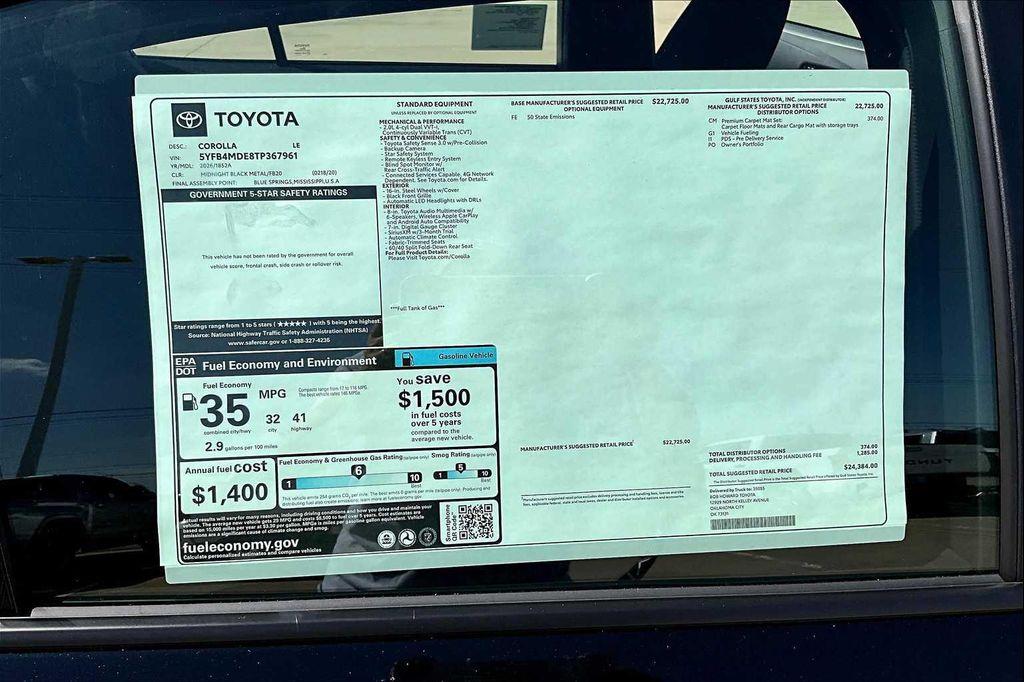 new 2026 Toyota Corolla car, priced at $23,483