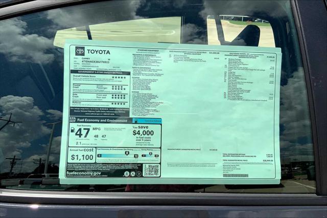 new 2025 Toyota Camry car, priced at $33,870