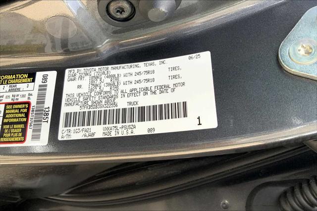 new 2025 Toyota Tundra car, priced at $49,137