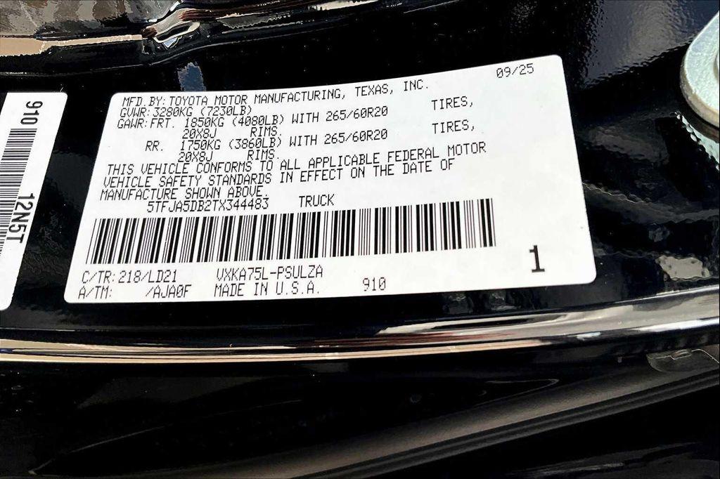 new 2026 Toyota Tundra car, priced at $59,858