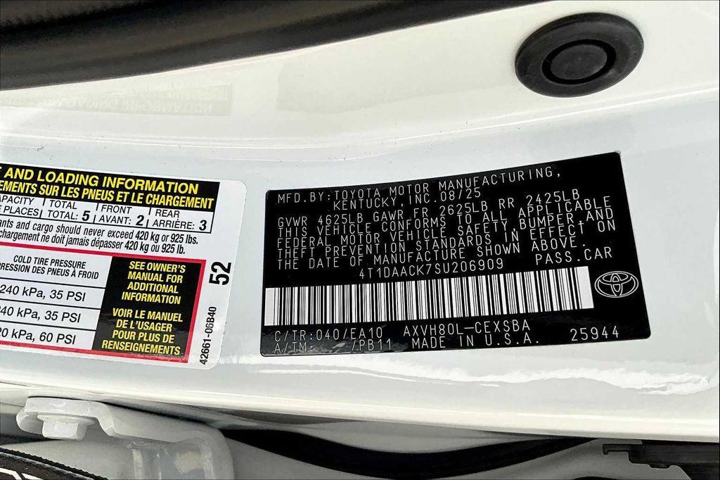 new 2025 Toyota Camry car, priced at $34,232